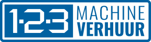 1.2.3 Machine Verhuur logo